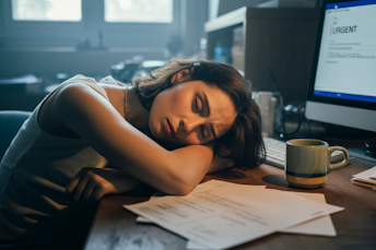 Light Therapy X - Person Feeling Tired