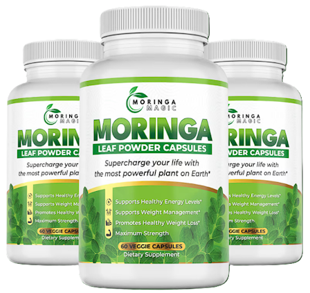 Moringa Magic product bottles bundle