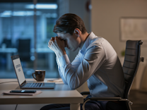 Man frustrated with online schemes