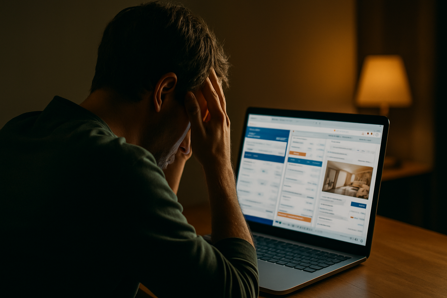 Frustration of travel planning